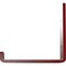 Ekena Millwork Steel Hanging Shelf Bracket, Hammered Bright Red 2"W x 6"D x 5 1/2"H BKTM02X06X05HSHRE - alternate 3